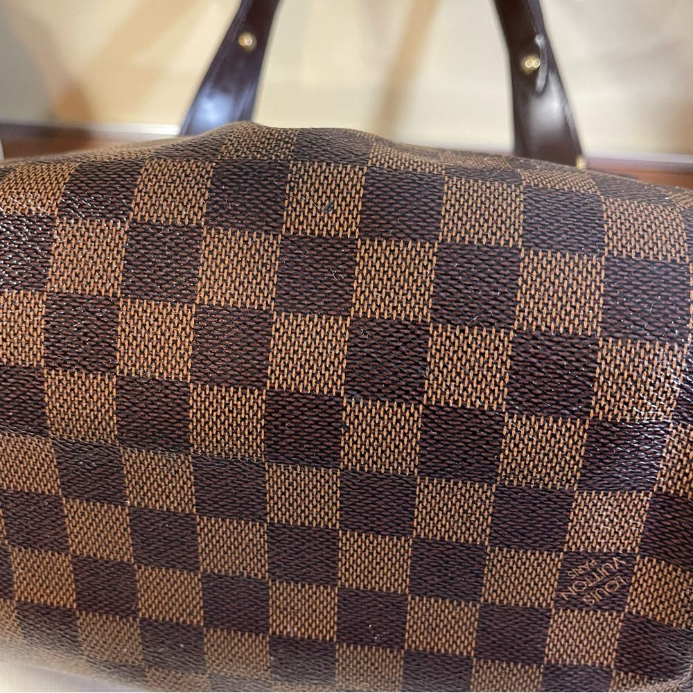 Louis Vuitton Sistina Pm Damier Ebene Shoulder Bag & Matching Sistina Wallet - Picture 9 of 14
